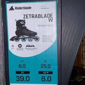 Wore once Women’s roller blades